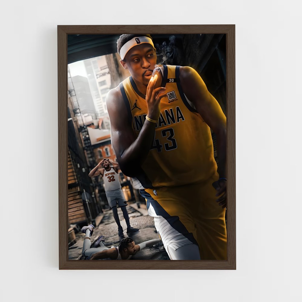 Poster Cigarette et Jaune – affiche Basketball (vue 5)